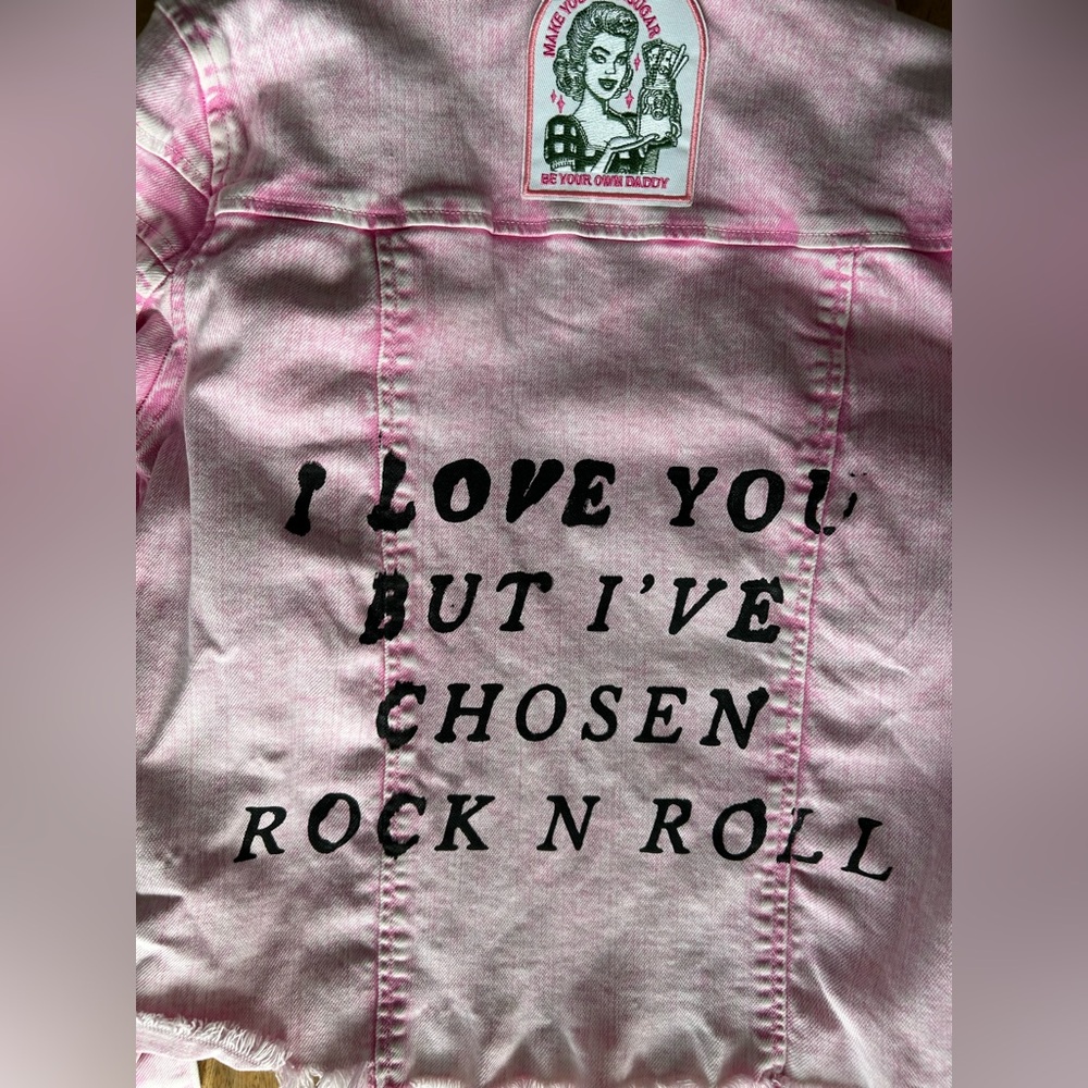“Be Your Own Daddy” Jean Jacket - Picture 4 of 5